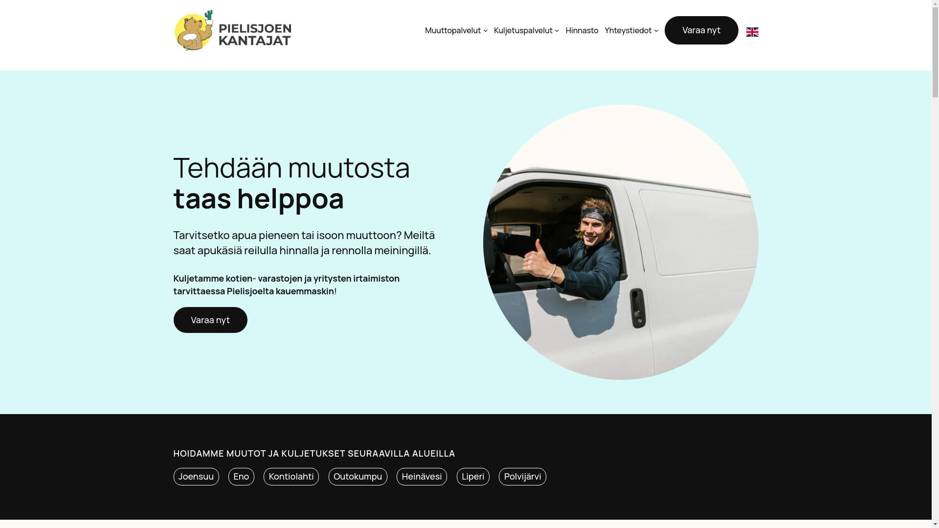 website screenshot of https://pielisjoenkantajat.fi/