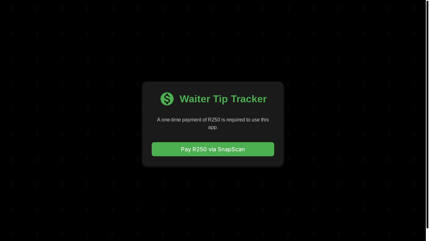 website screenshot of https://tiptrackerv1.pages.dev/