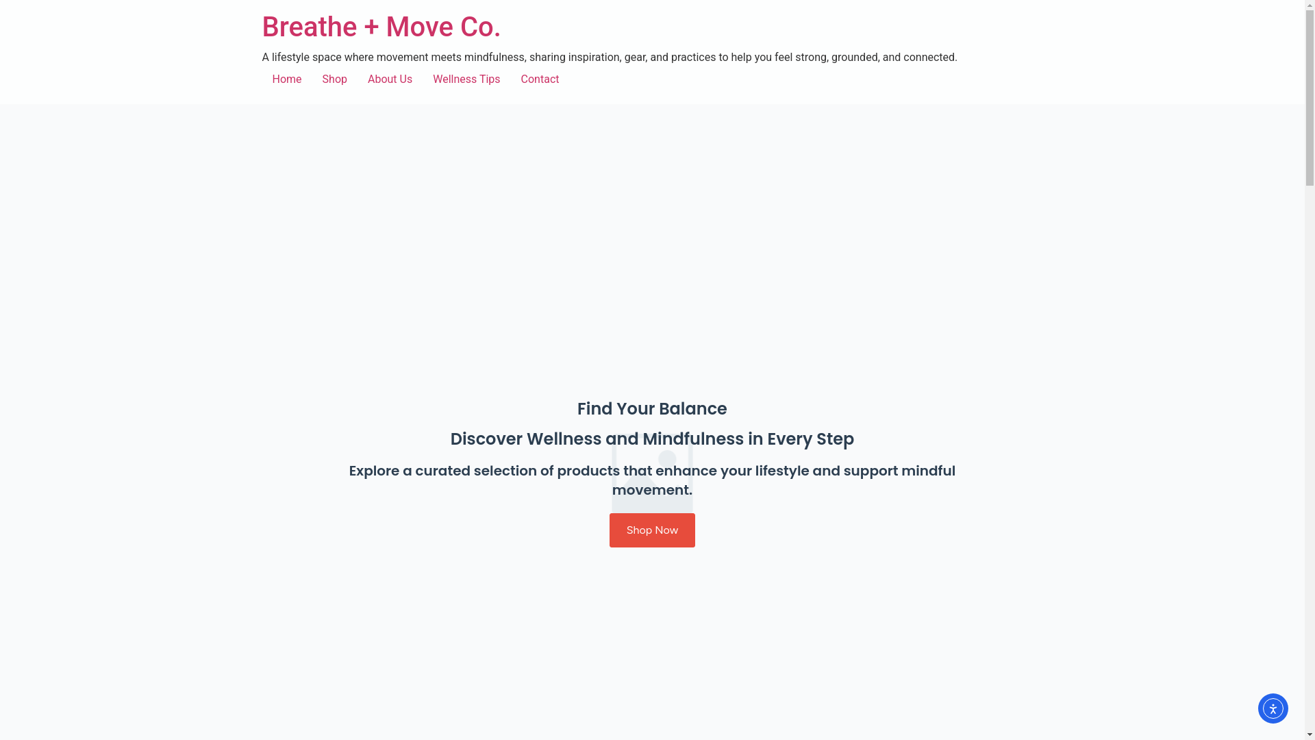 website screenshot of https://breatheplusmove.site/