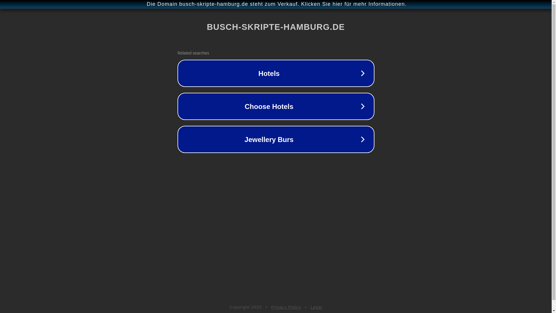 website screenshot of https://busch-skripte-hamburg.de/