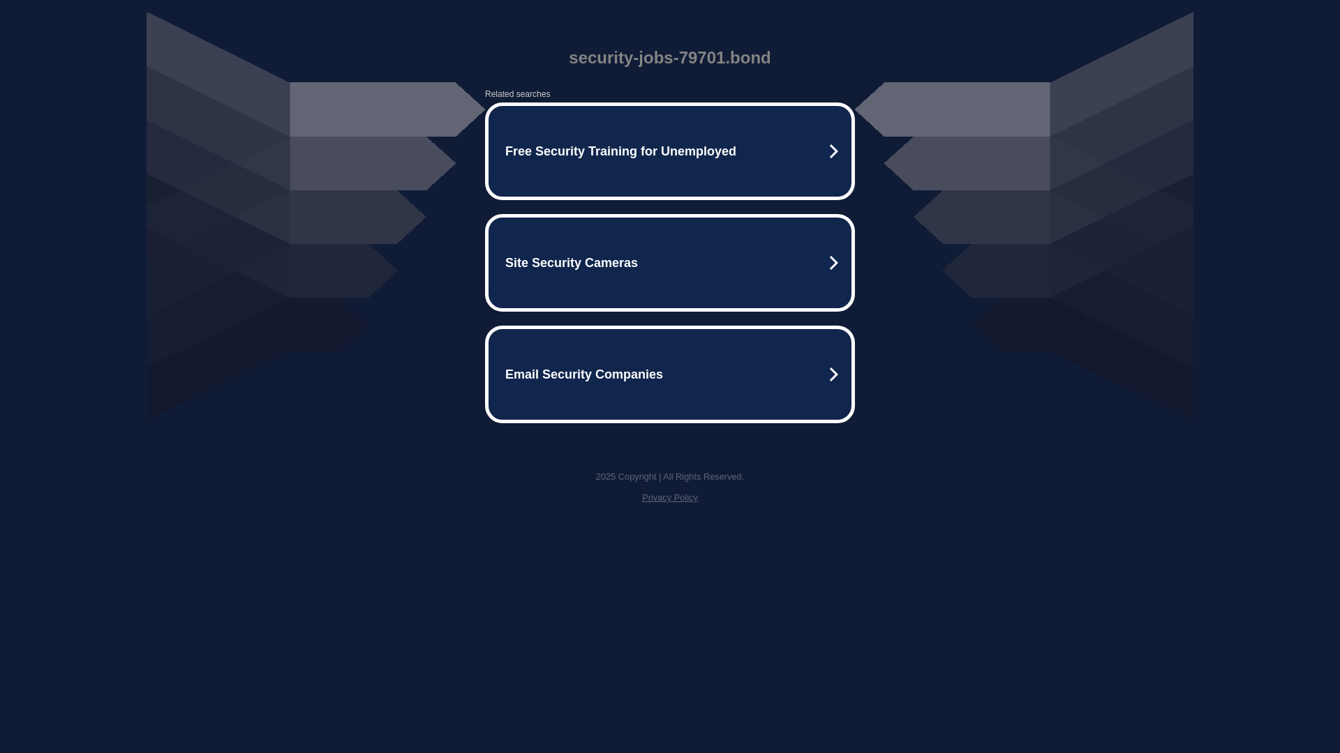website screenshot of https://security-jobs-79701.bond/