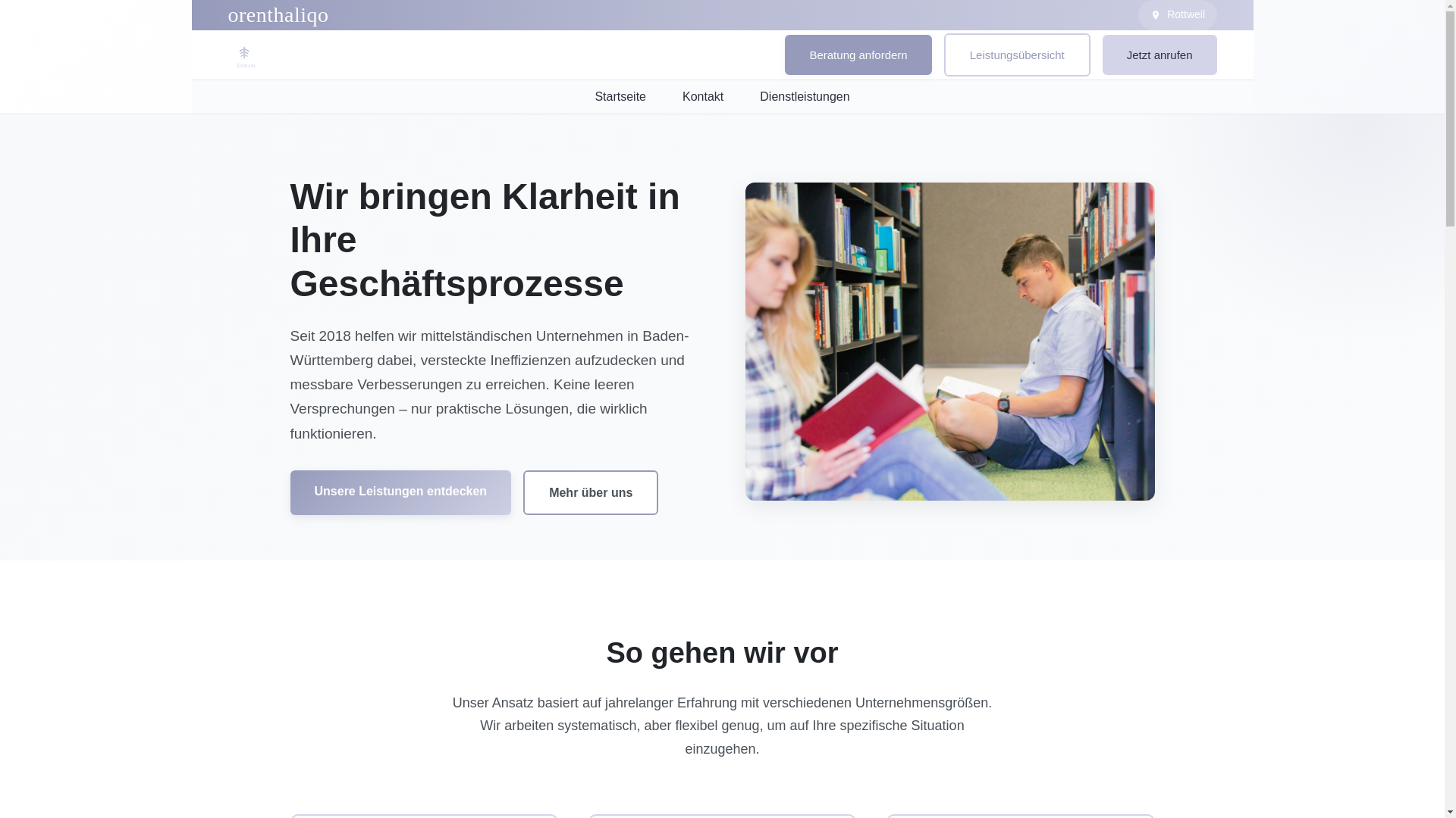 website screenshot of https://orenthaliqo.com/