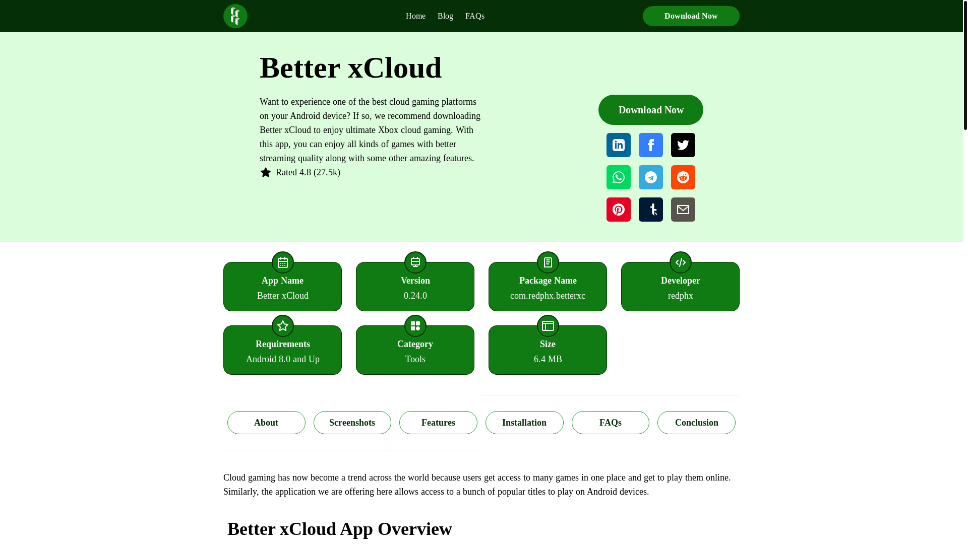 website screenshot of https://better-xcloud.pages.dev/