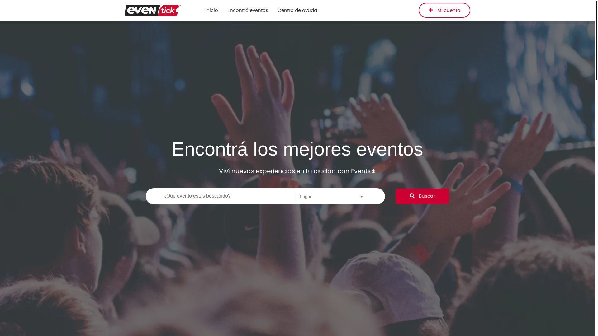 website screenshot of https://eventick.fun/