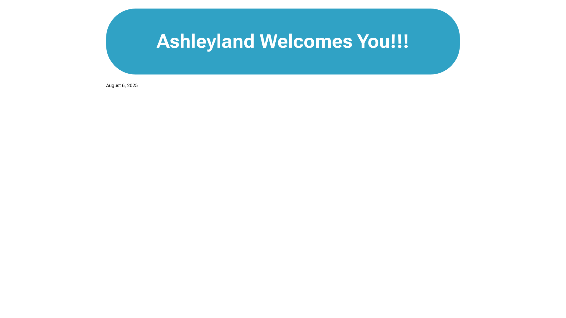 website screenshot of https://ashleyaland.com/