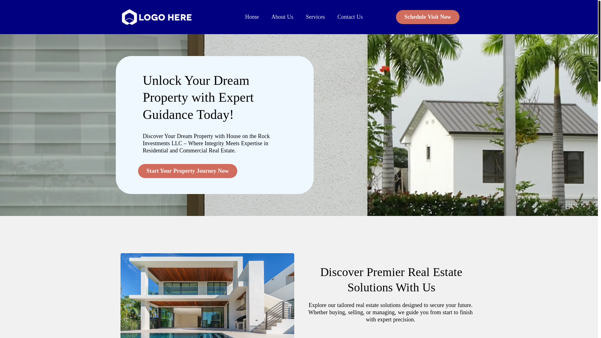 website screenshot of https://houseontherocktx.com/