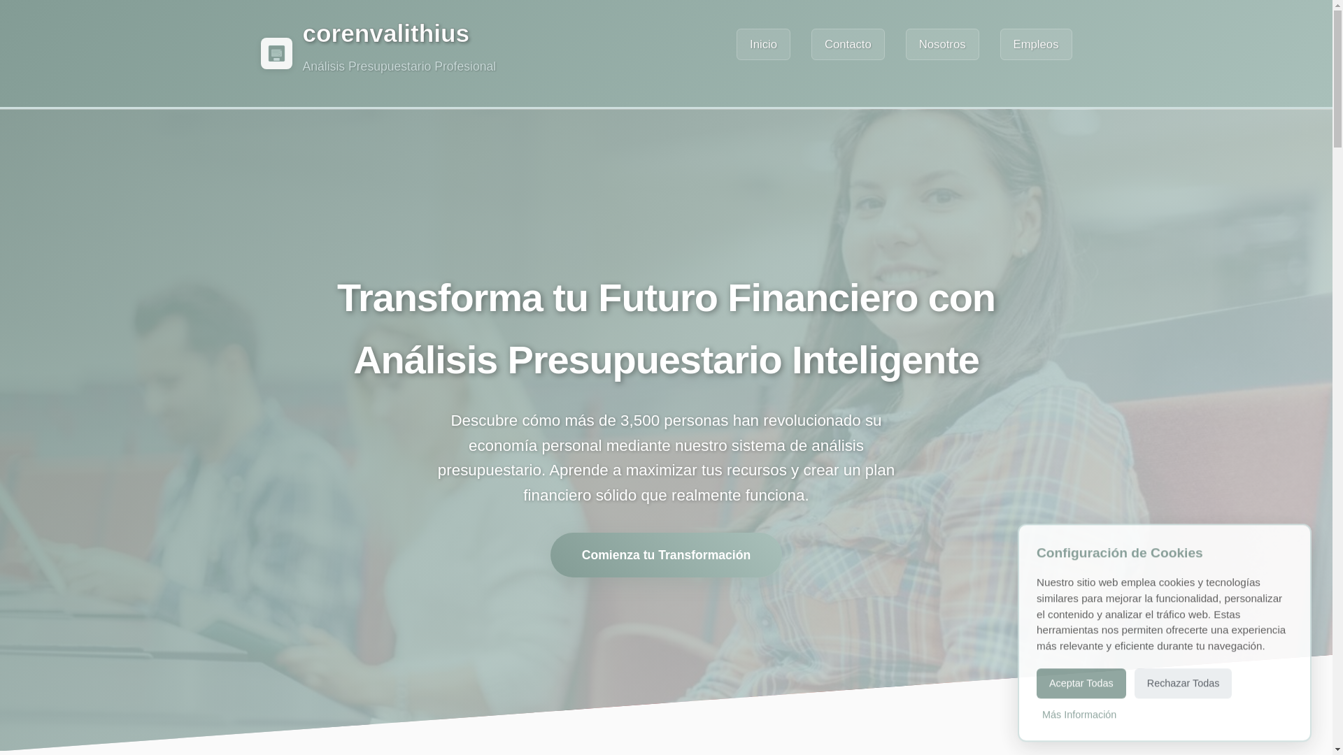 website screenshot of https://corenvalithius.com/