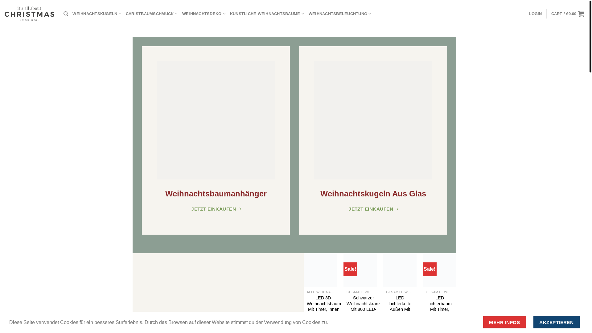 website screenshot of https://weihnachtsausloser.com/