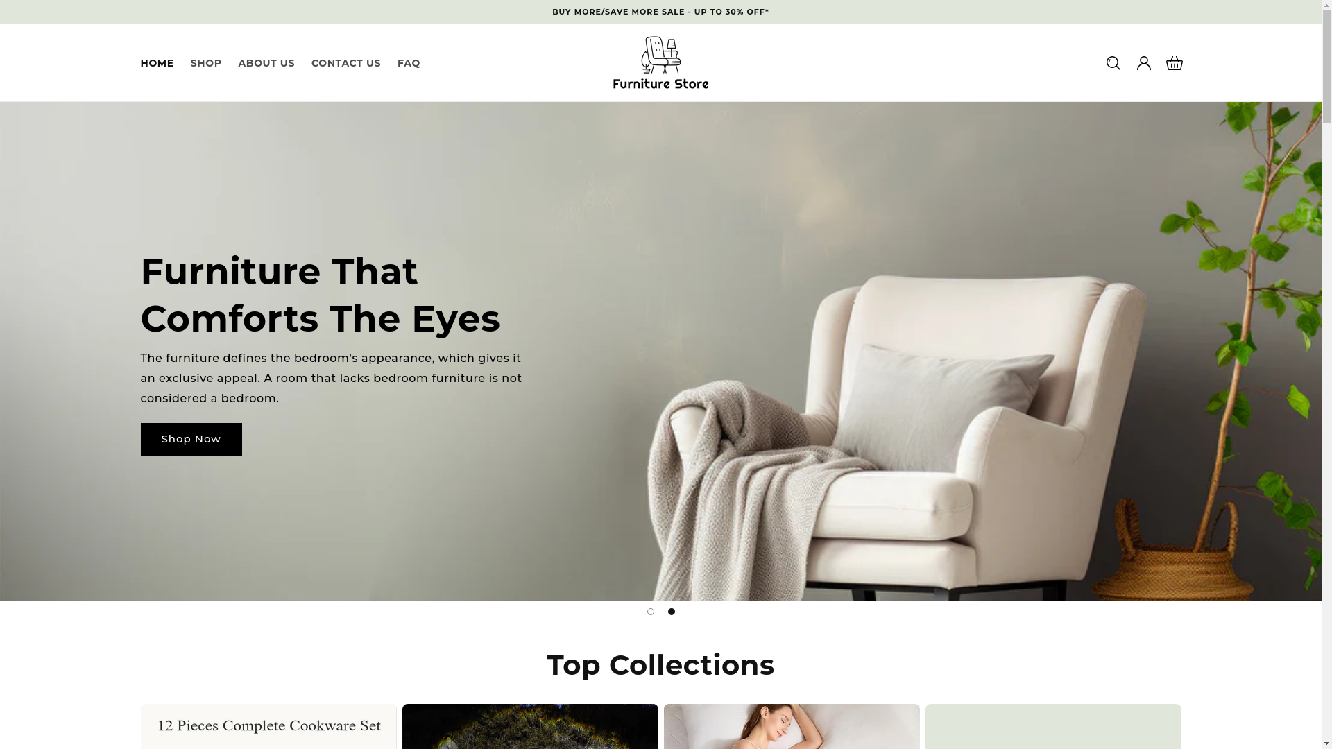 website screenshot of https://anotherhomestore.store/