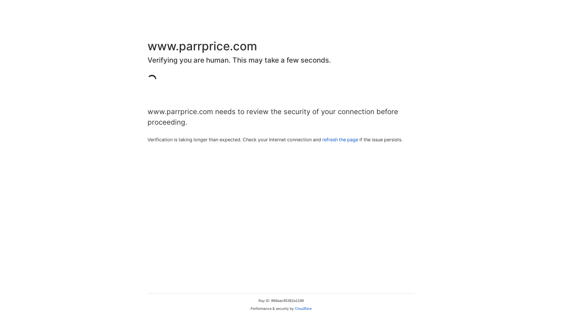 website screenshot of https://www.parrprice.com/