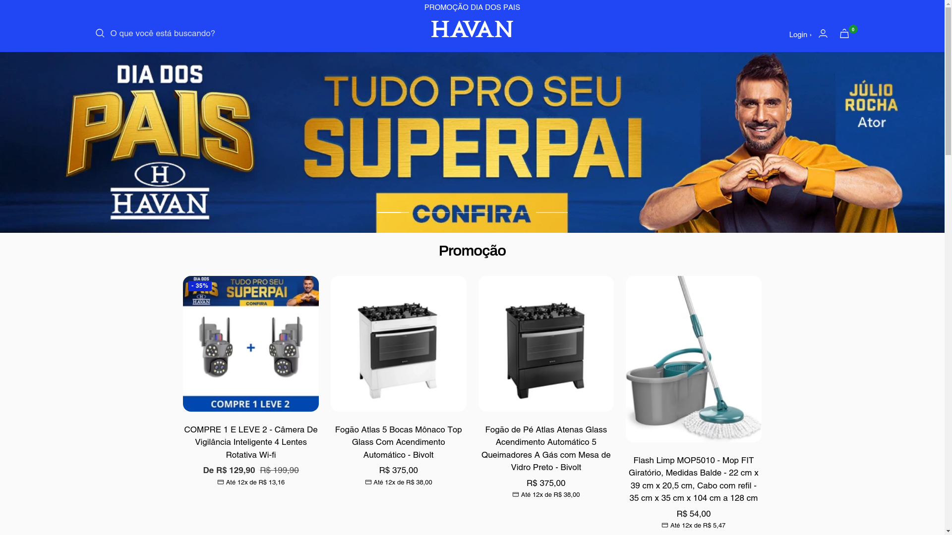 website screenshot of https://lojalhavan.shop/