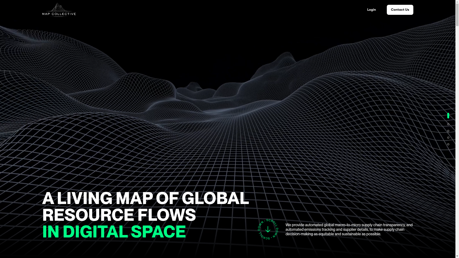 website screenshot of https://mapcollectiveinsights.info/