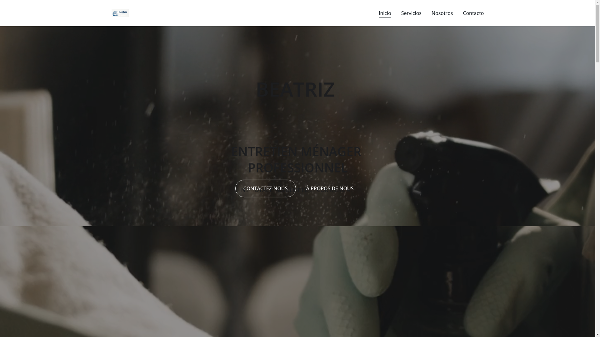 website screenshot of https://entretienmenagerbeatriz.ca/