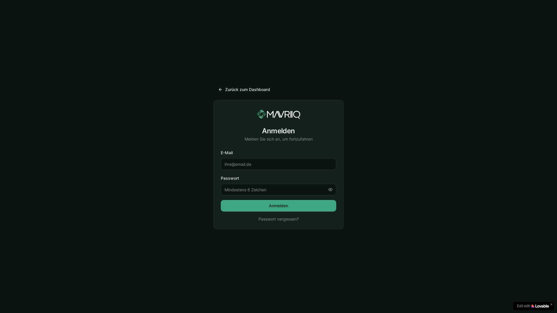 website screenshot of https://mavriiq.de/