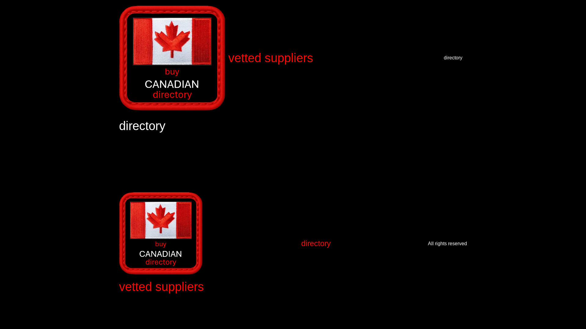 website screenshot of https://buy-canadian.directory/