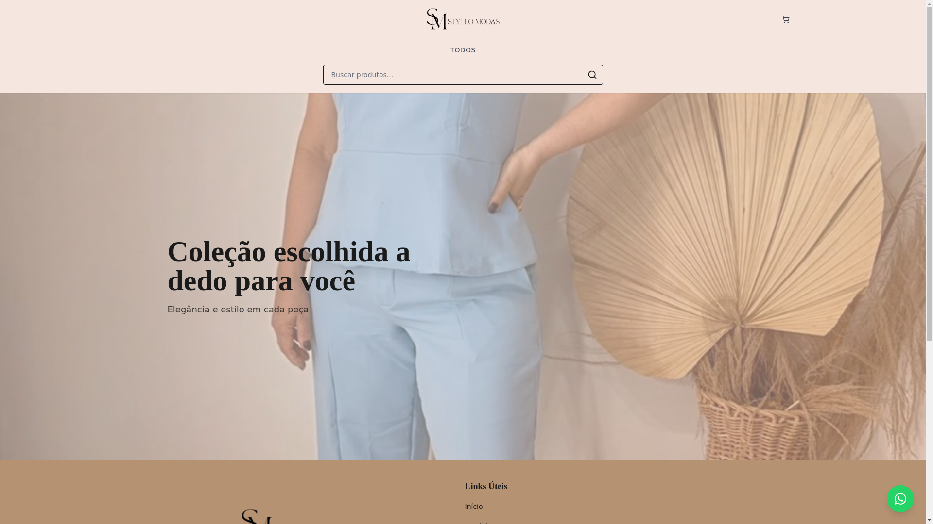 website screenshot of https://styllomodas.com.br/
