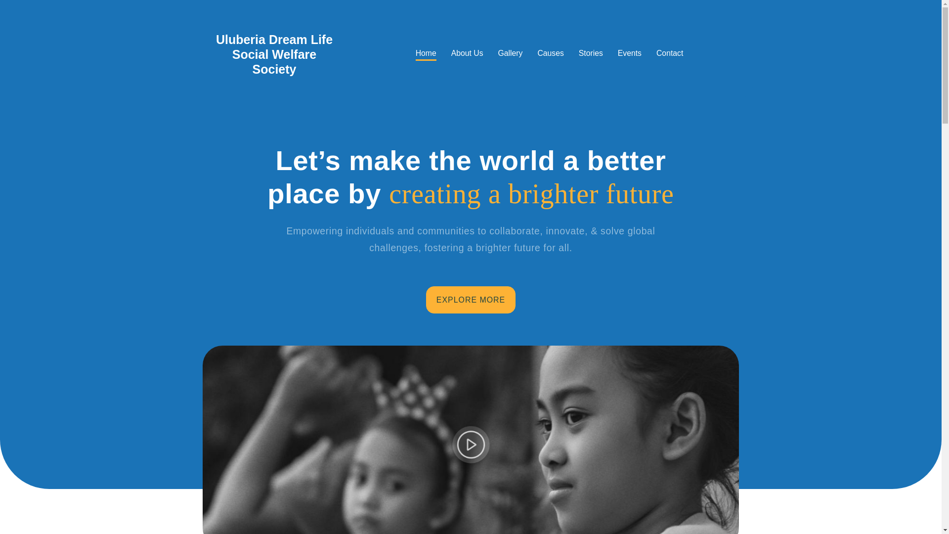 website screenshot of https://dreamlifesocialwelfaresociety.com/