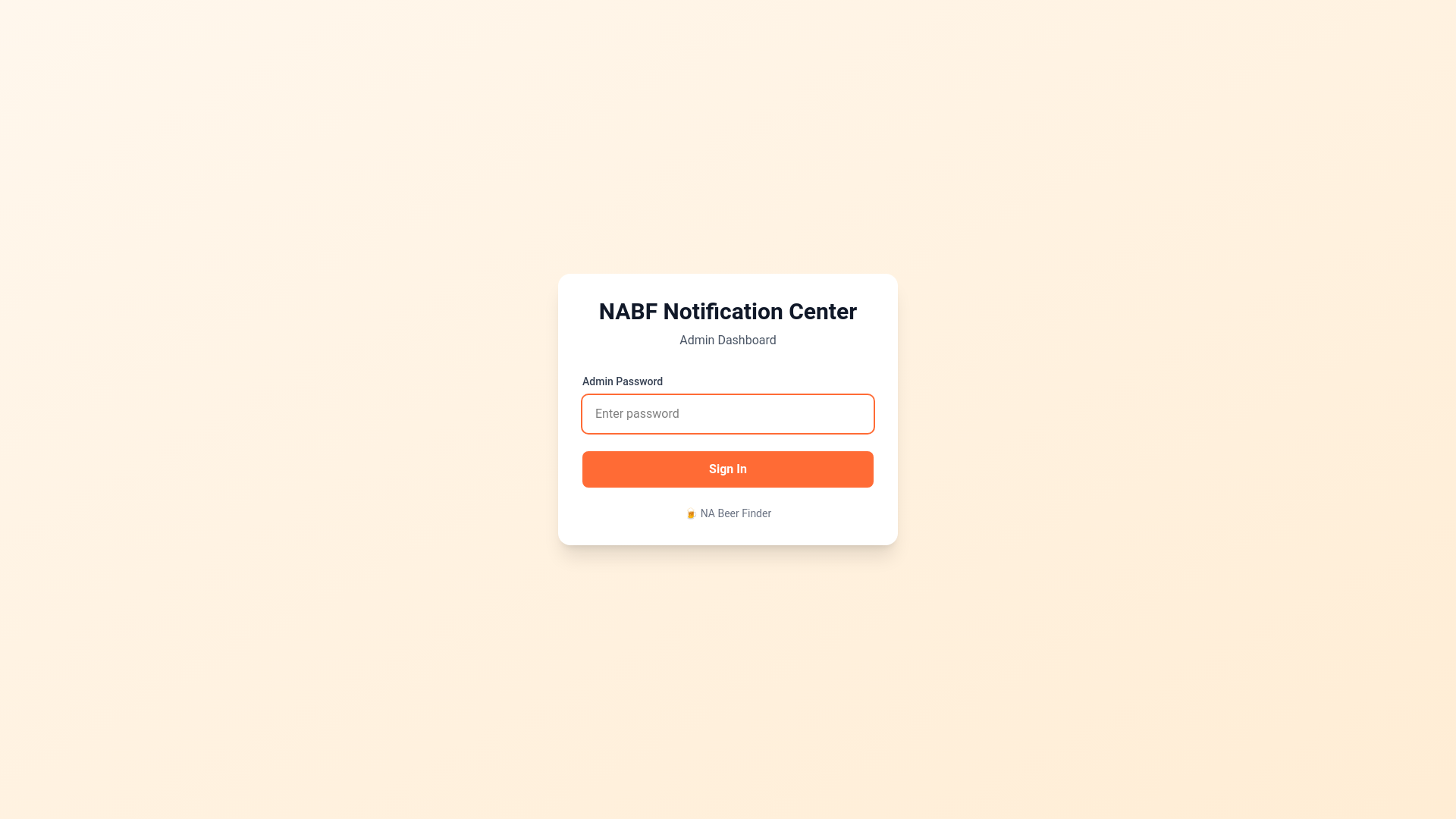 website screenshot of https://nabf-notification-center.pages.dev/