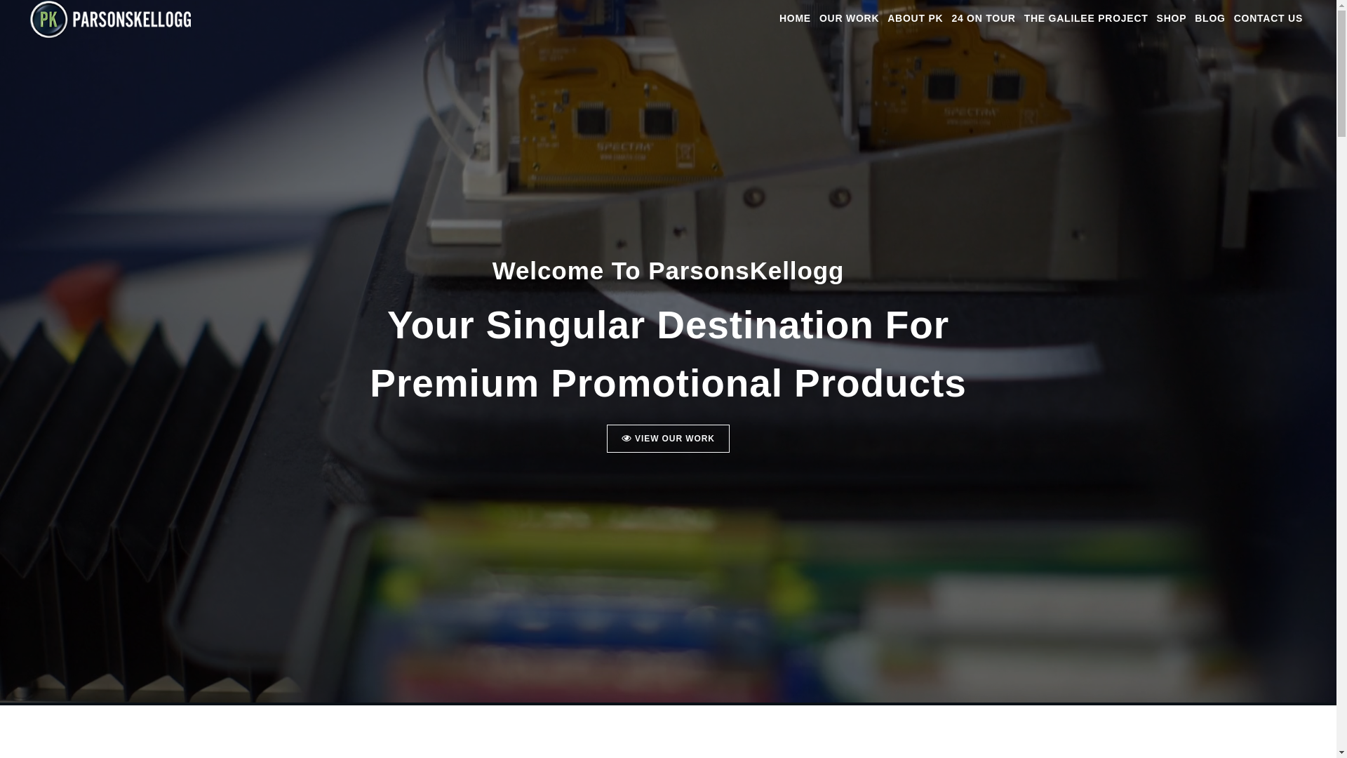 website screenshot of http://www.parsonskellogg.com/