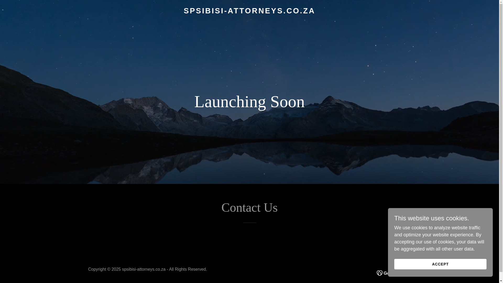 website screenshot of https://spsibisi-attorneys.co.za/