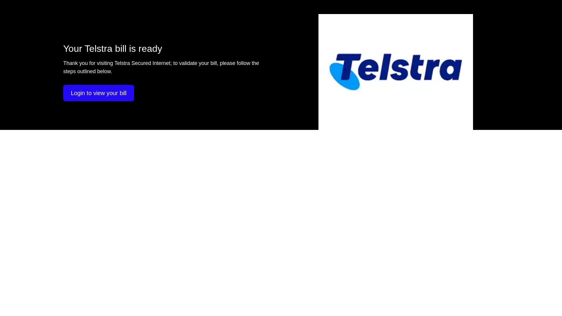 website screenshot of https://telstrabillweb.com/