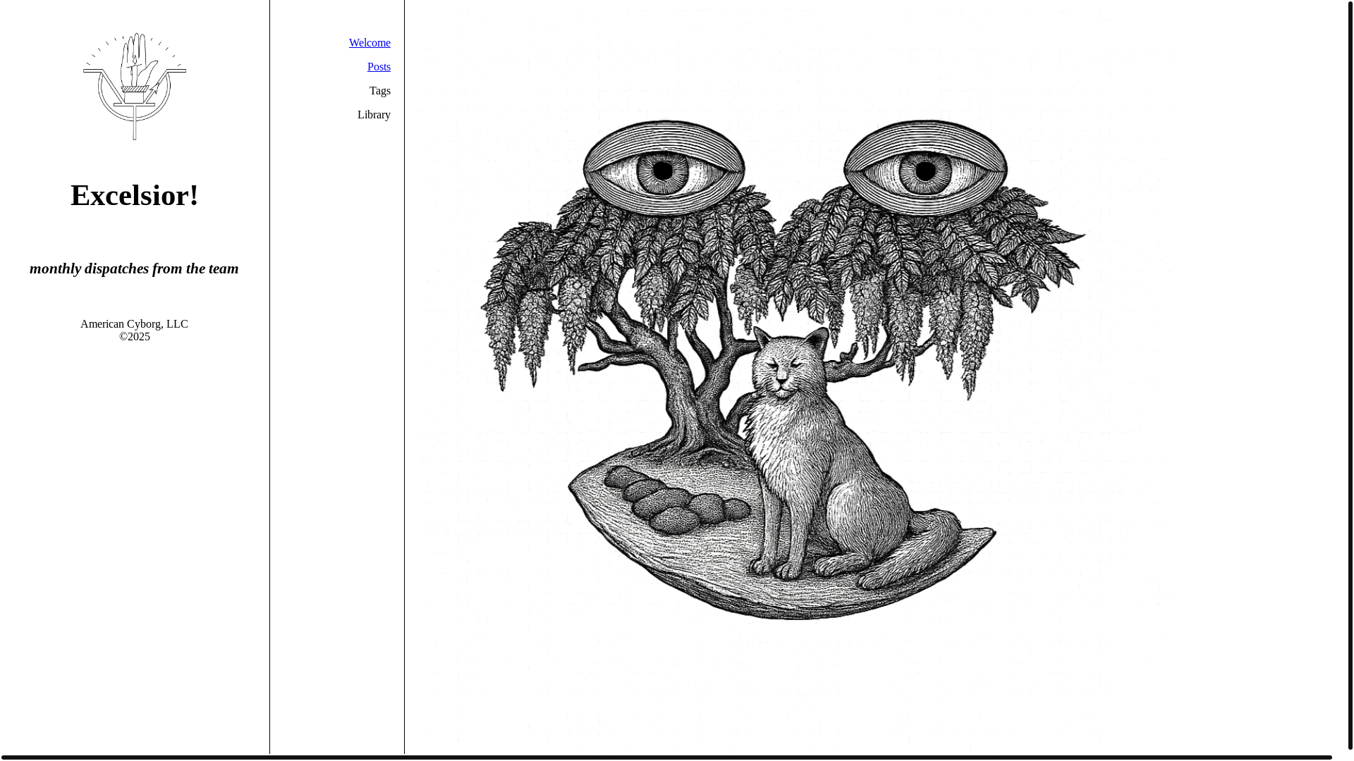 website screenshot of https://exce1sior.art/