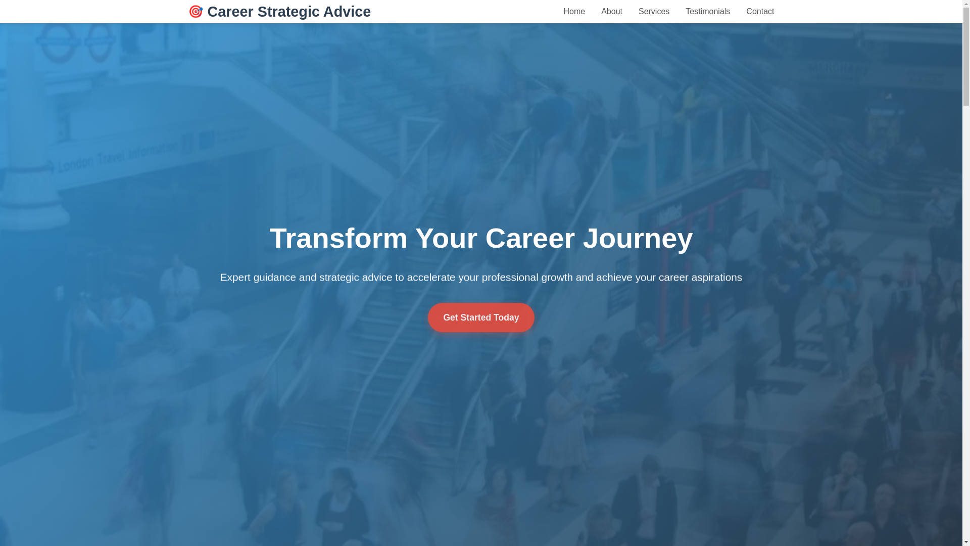 website screenshot of https://careerstrategicadvice.digital/