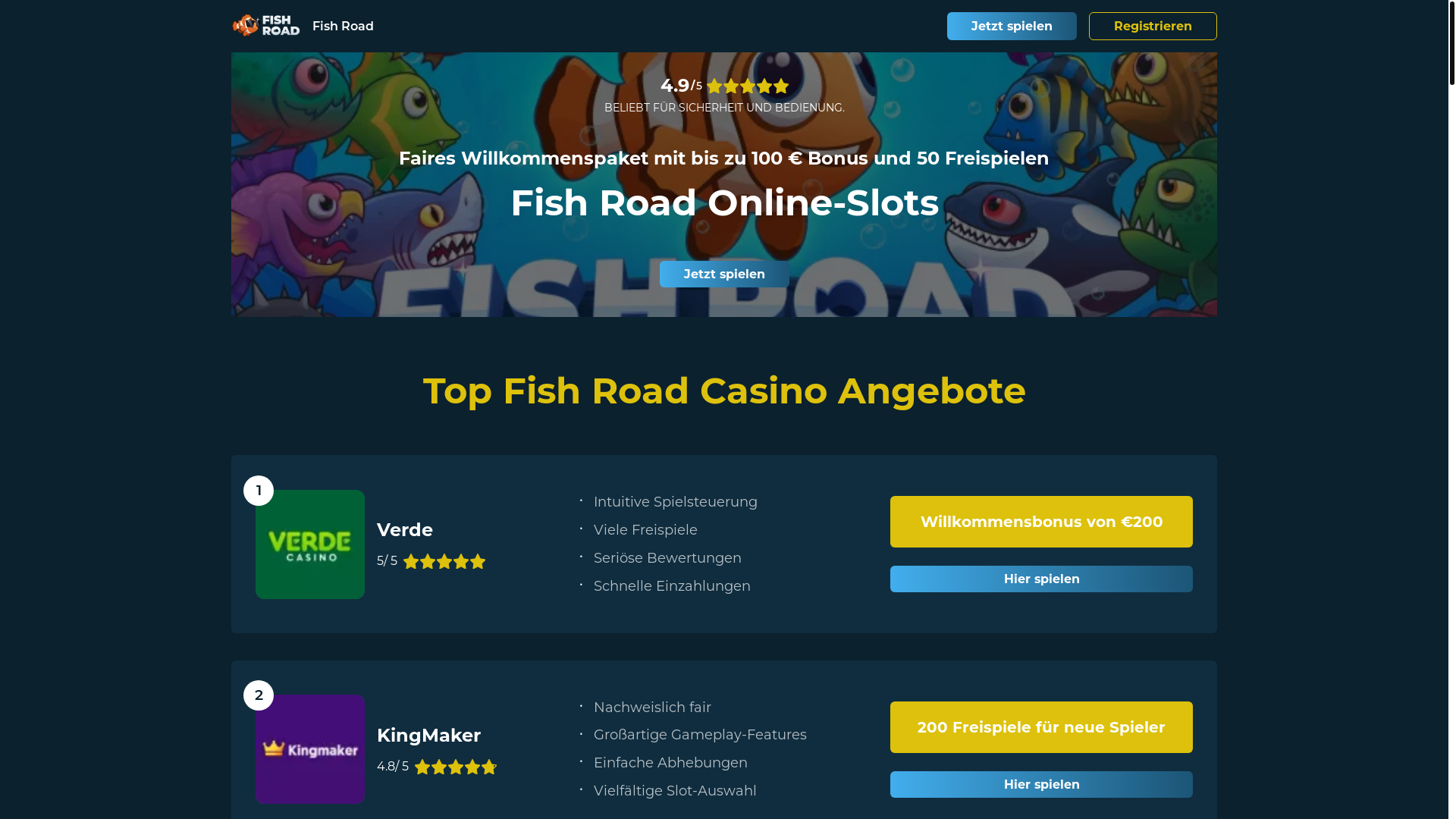 website screenshot of https://fish-roads-net.pages.dev/