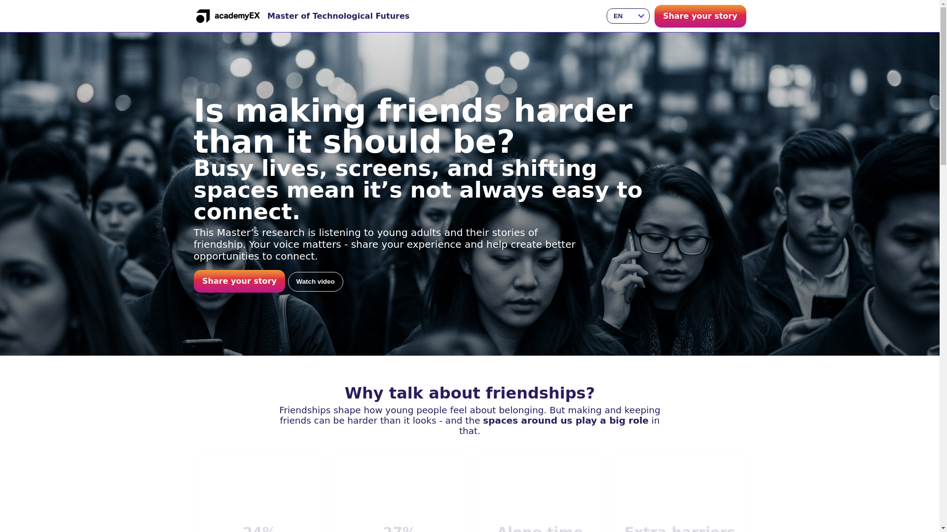 website screenshot of https://friendshipmatters.pages.dev/