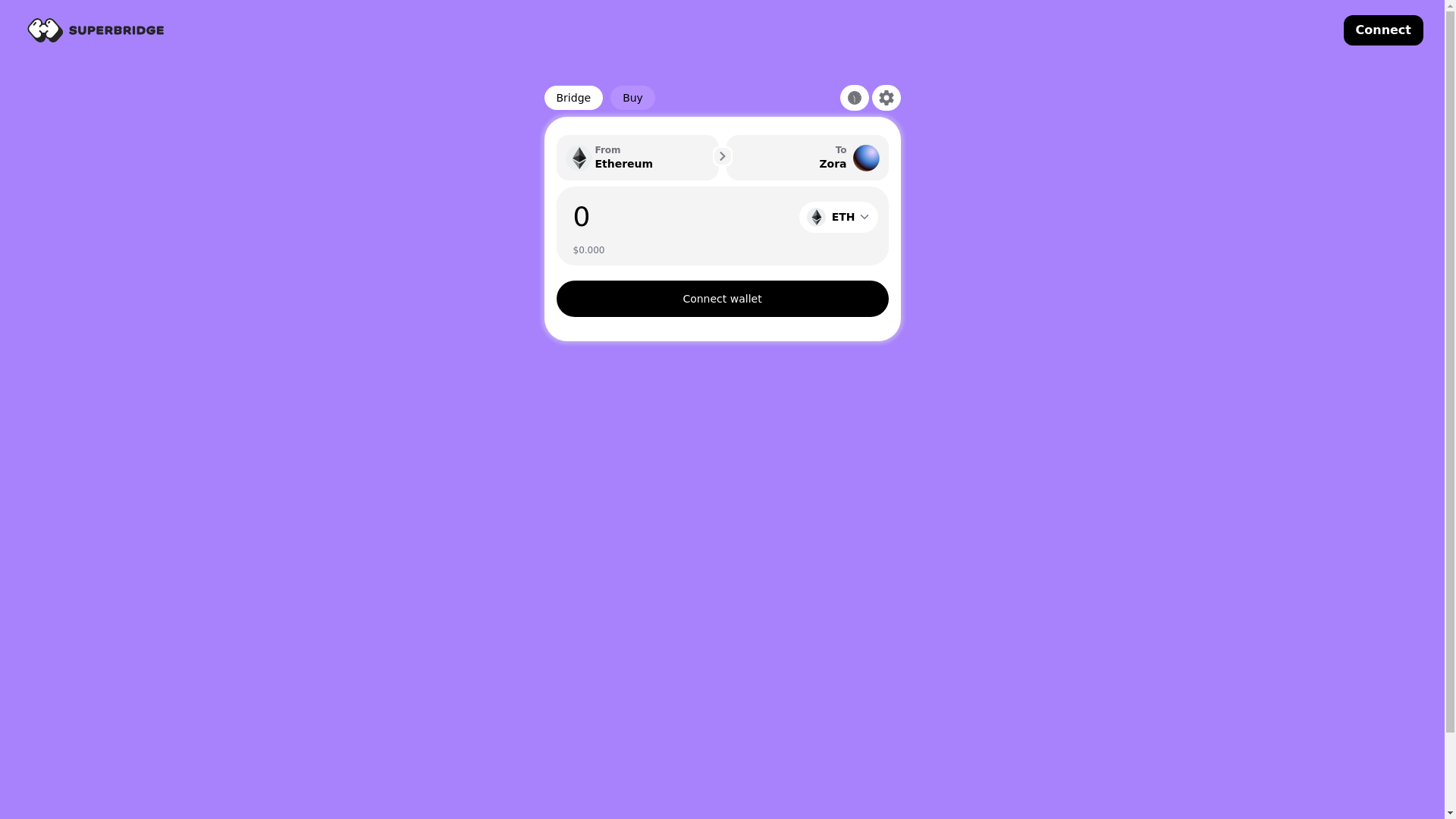 website screenshot of https://app-superbridge.app/