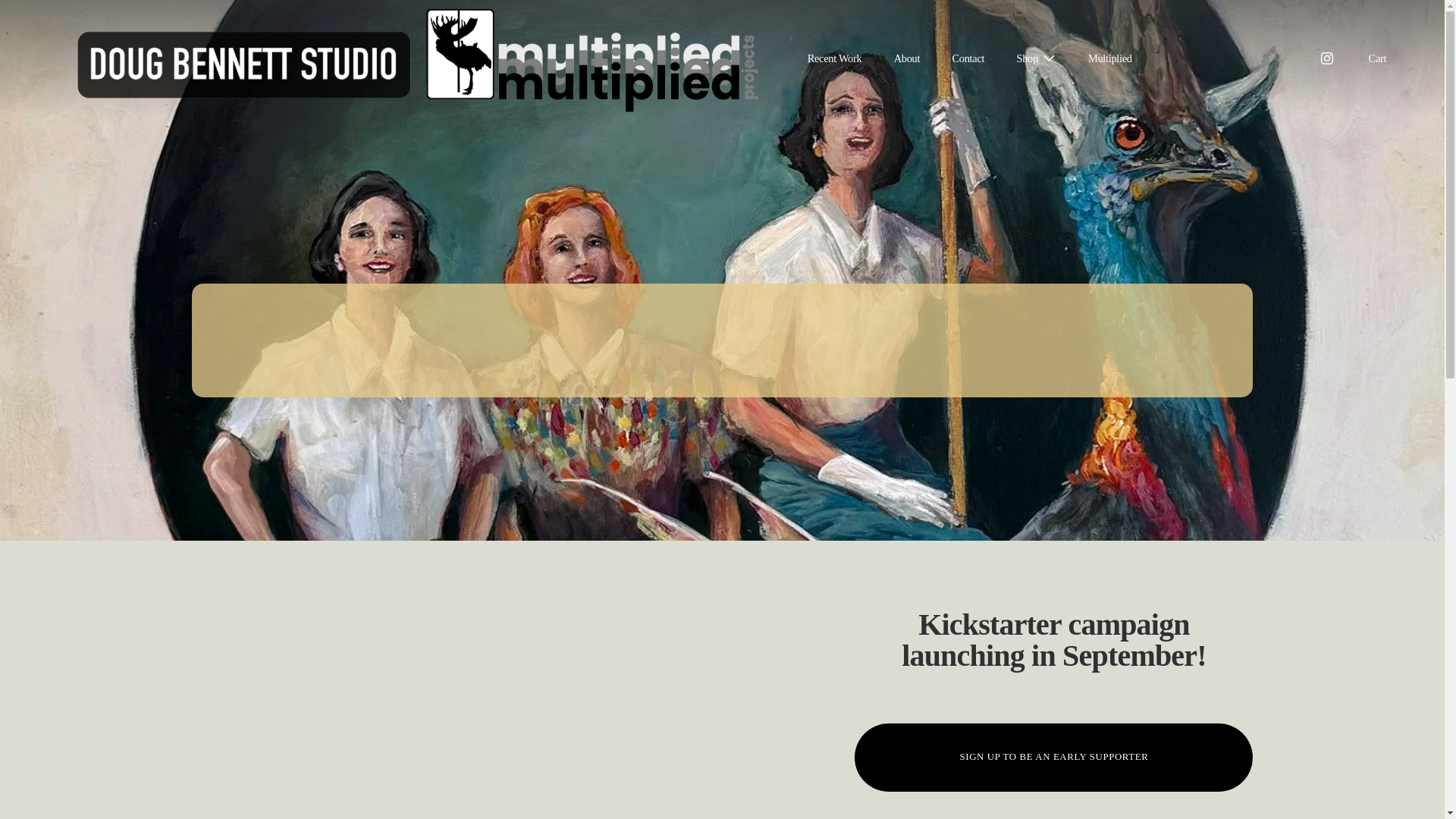 website screenshot of https://multipliedprojects.com/