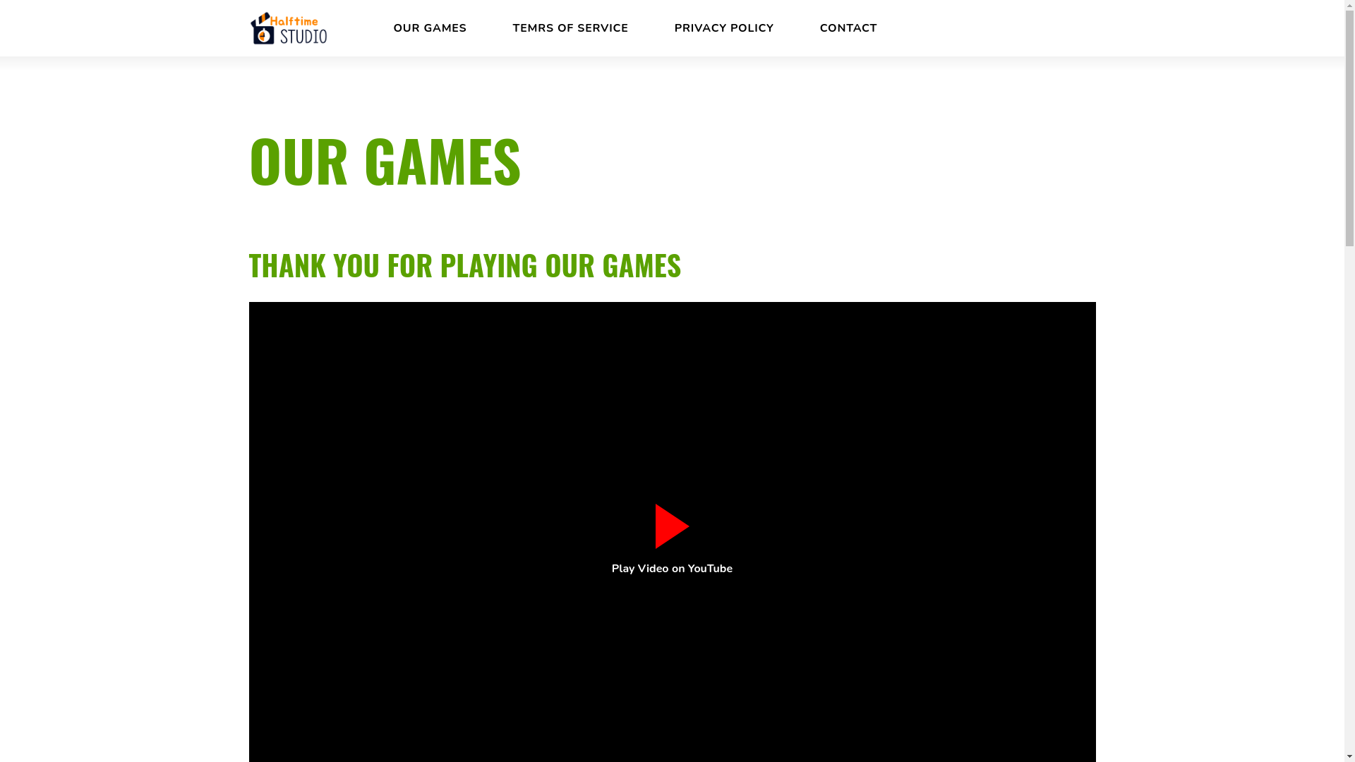 website screenshot of https://halftimestudio.pages.dev/