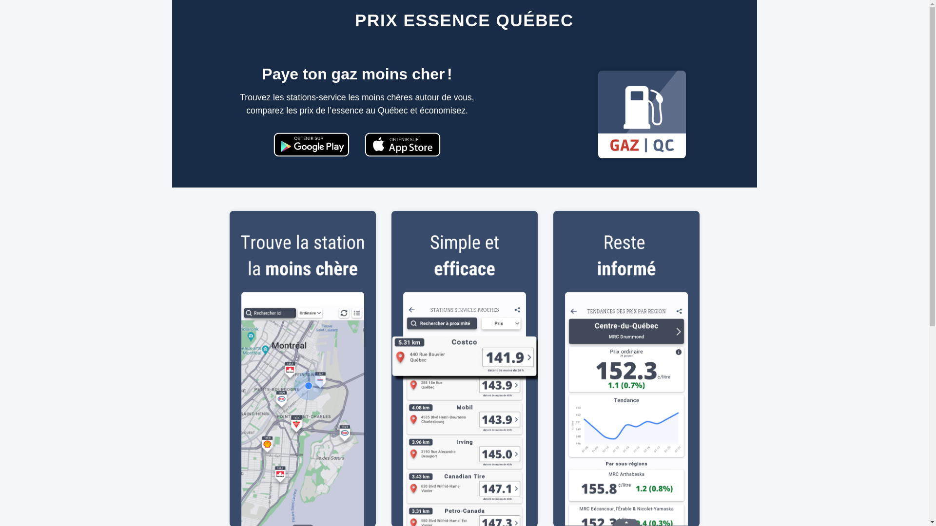 website screenshot of https://prixessencequebec.app/