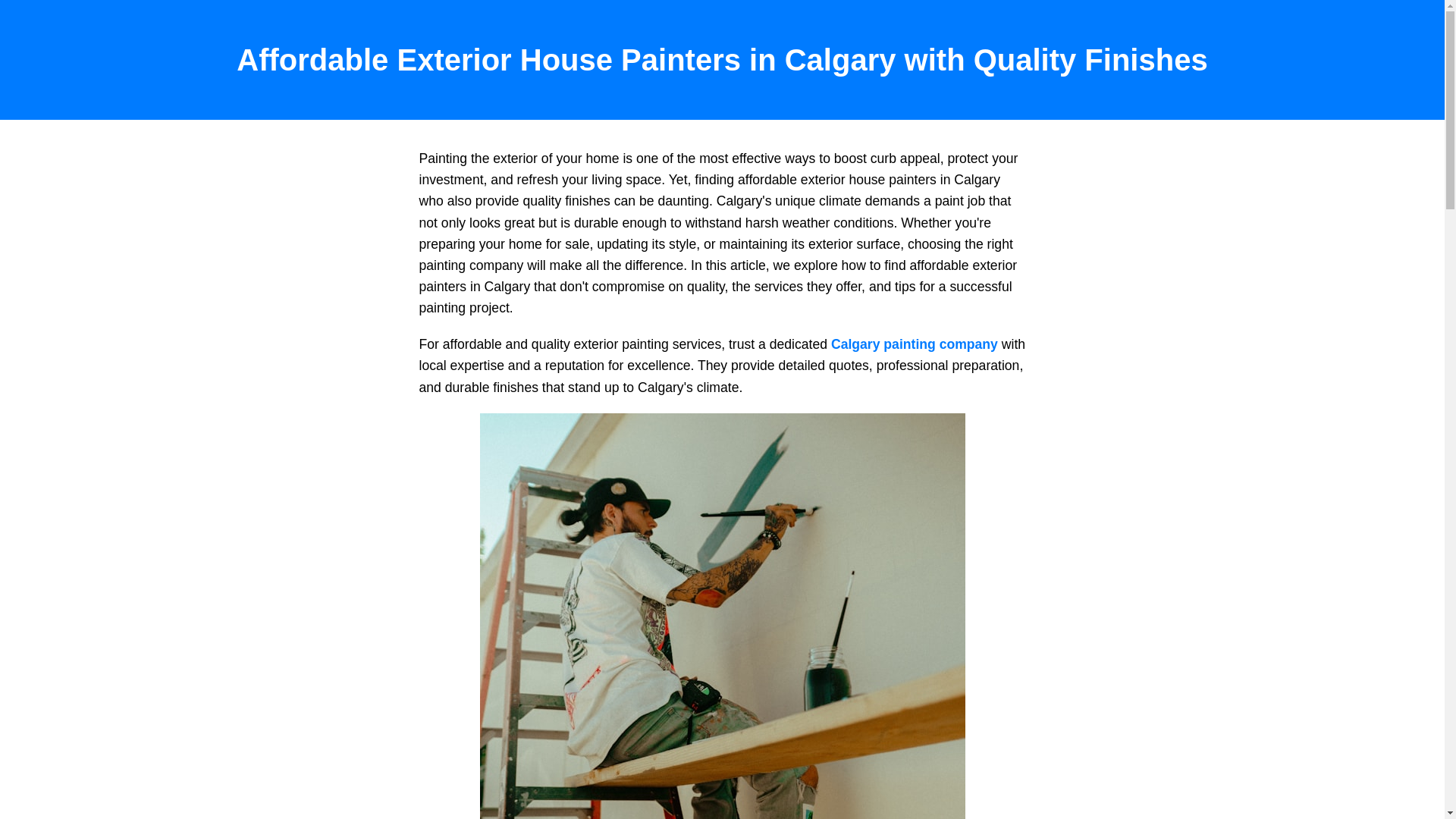 website screenshot of https://paintingcompany.pages.dev/