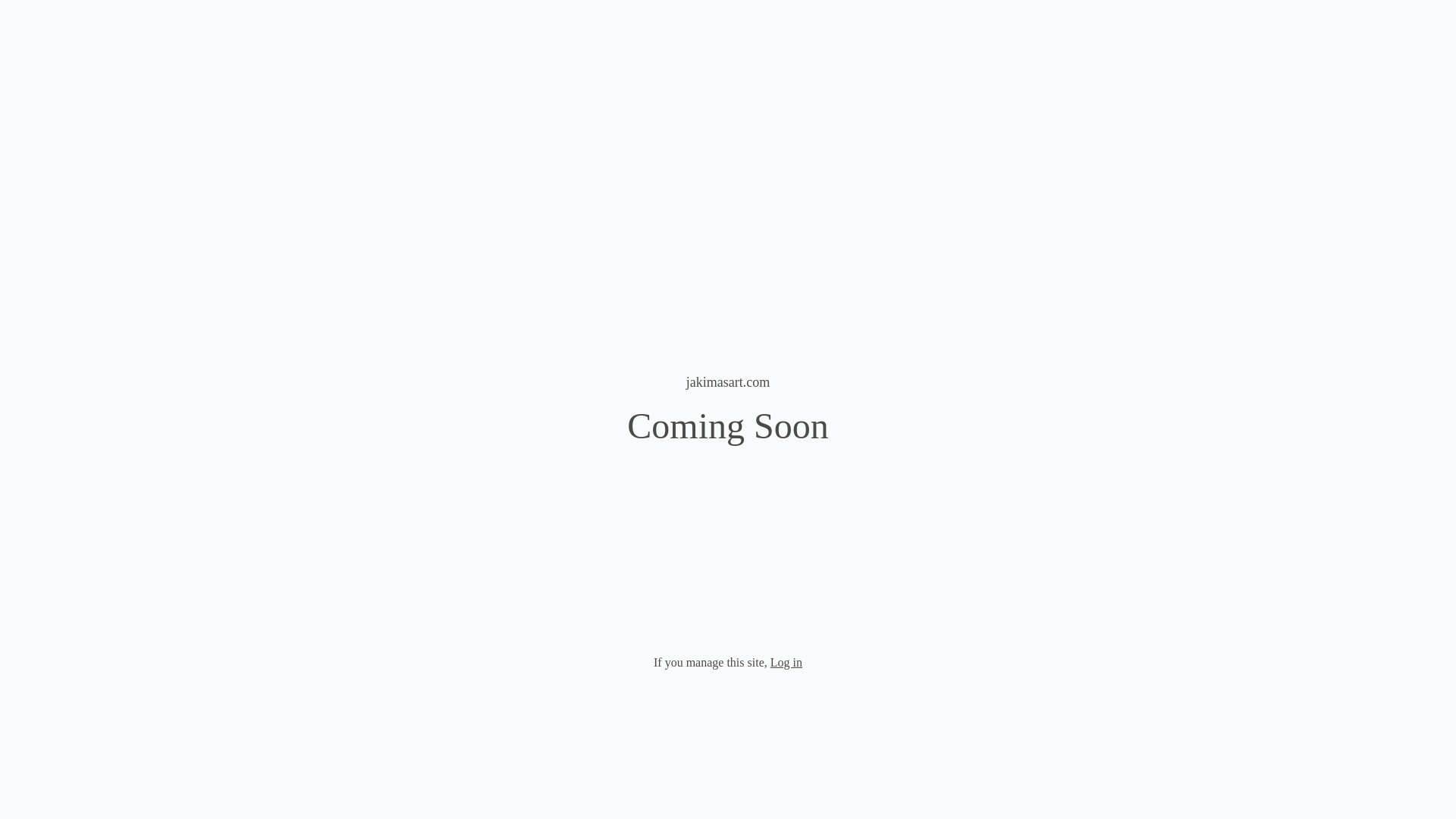 website screenshot of https://jakimasart.com/