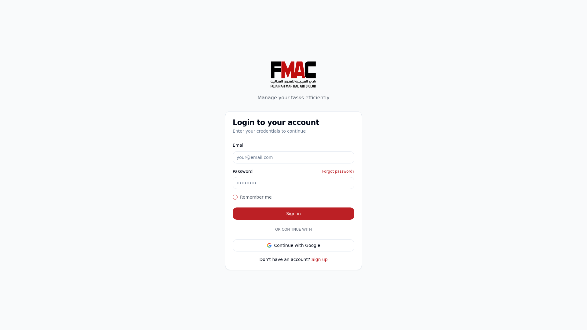 website screenshot of https://taskfmac.dev/