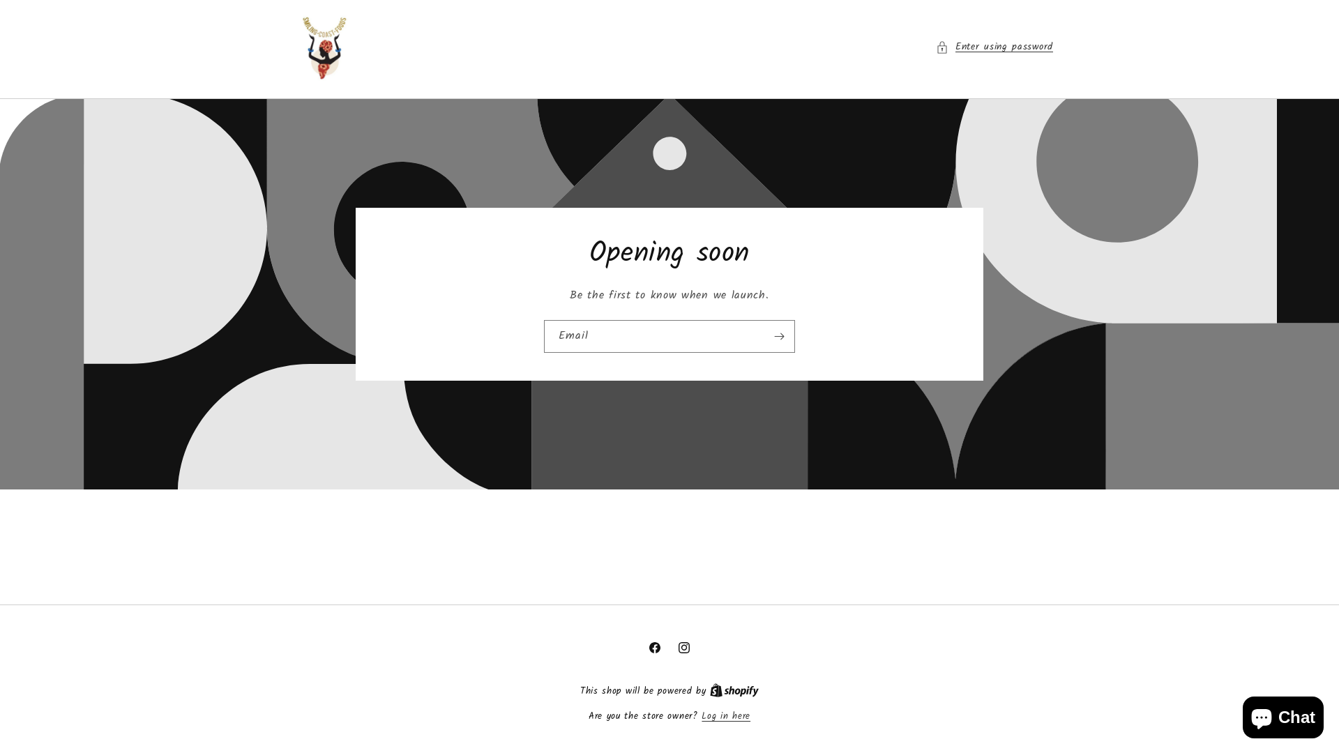 website screenshot of https://smilingcoastfoods.com/