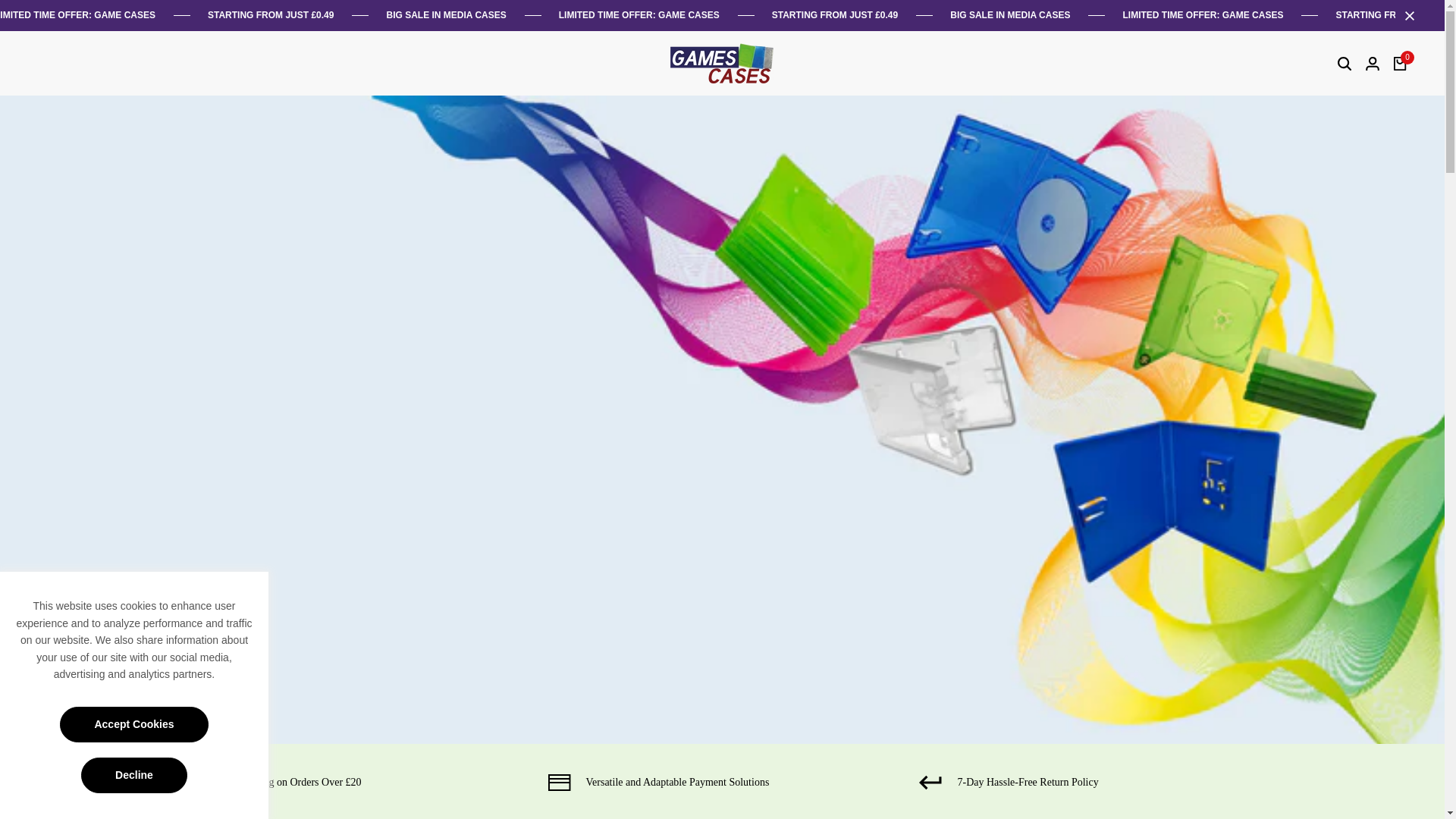 website screenshot of https://gamescases.uk/