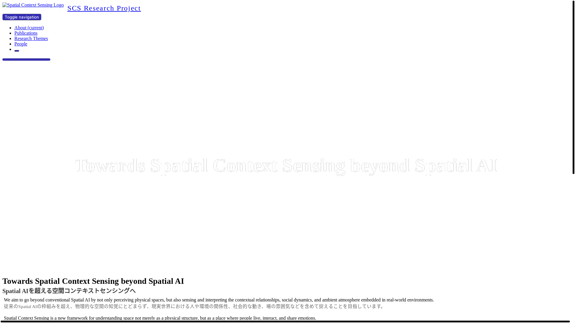 website screenshot of https://spatialcontext.org/