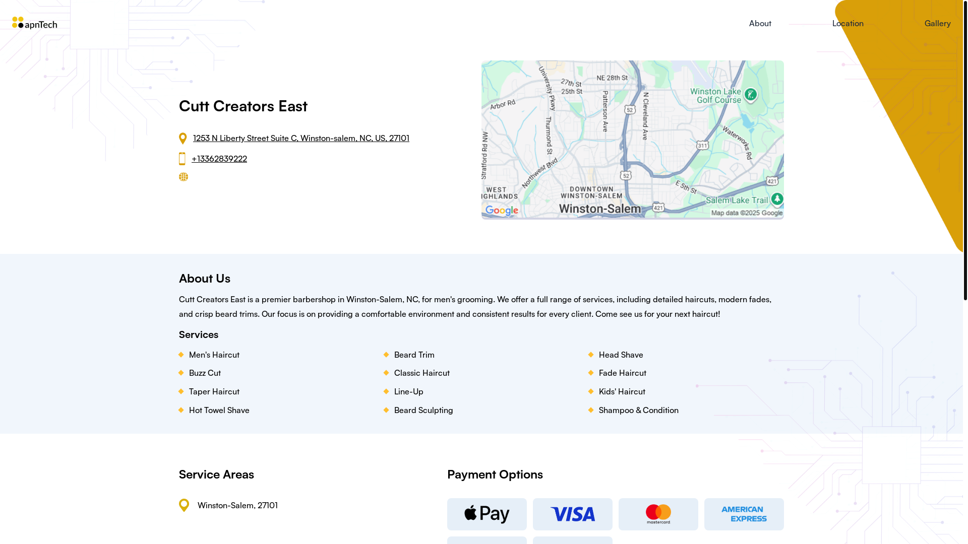website screenshot of https://cuttcreatorseast.online/