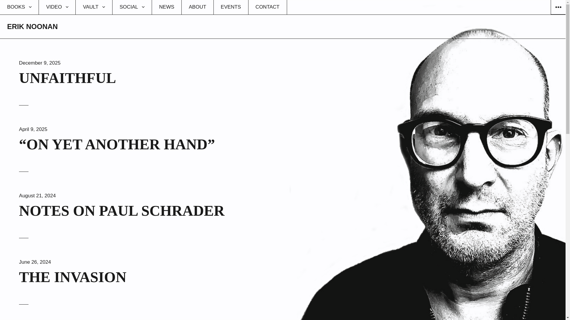 website screenshot of https://eriknoonan.com/