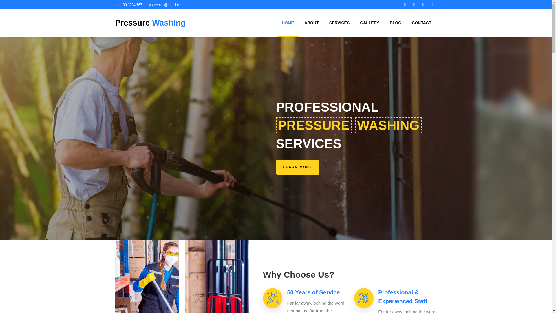 website screenshot of https://briskpressurewashing.pages.dev/