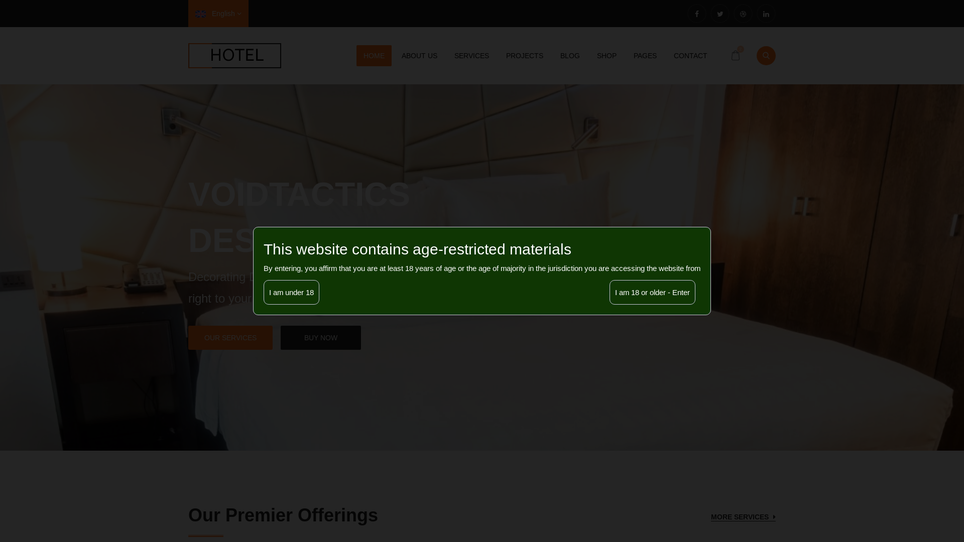 website screenshot of https://voidtactics.info/
