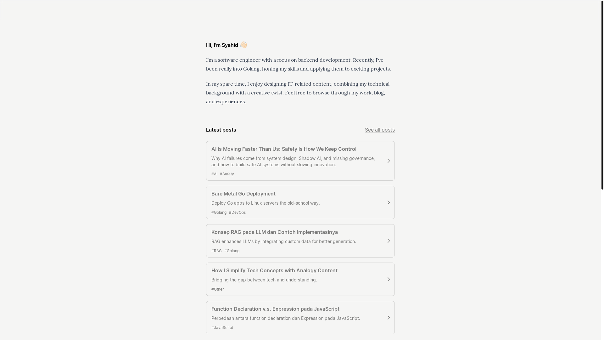 website screenshot of https://syahidfrd-com.pages.dev/