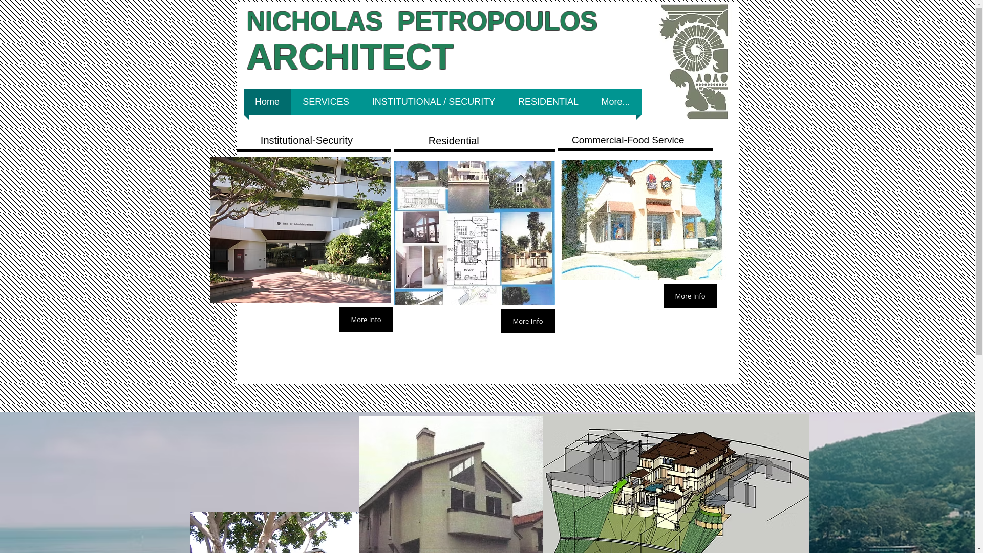 website screenshot of https://nickarchitect.biz/