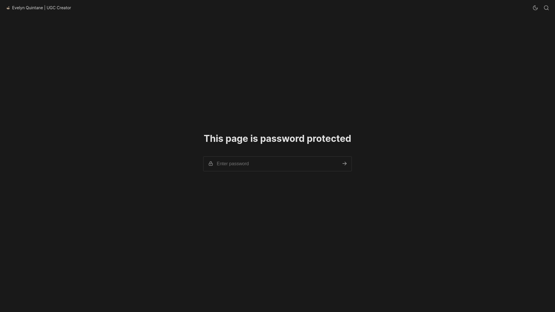 website screenshot of https://evelynquintane.co/