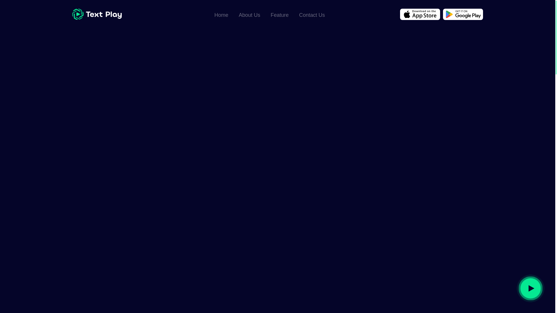 website screenshot of https://textplayapp.ai/