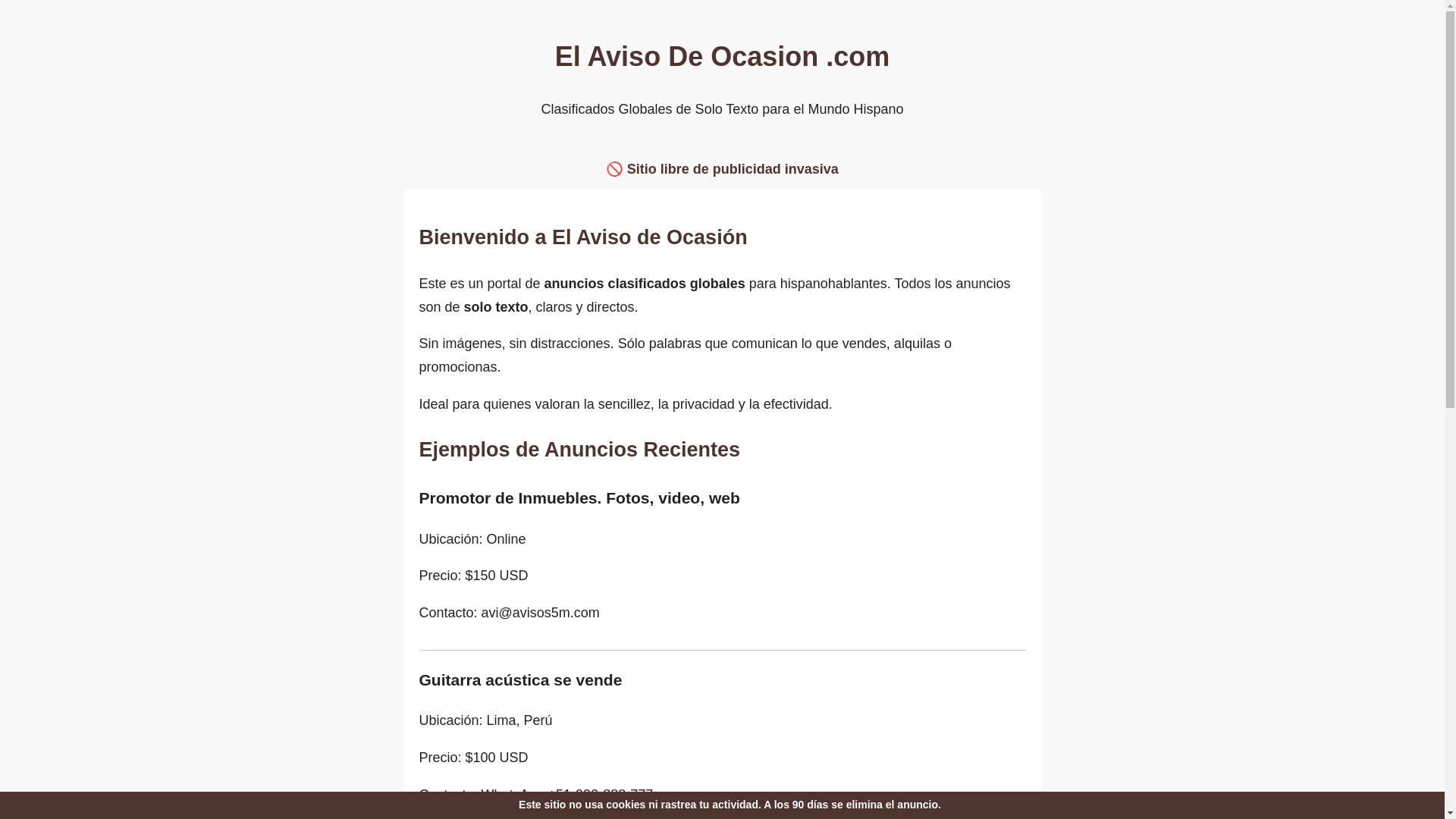 website screenshot of https://avisoshillo.com/