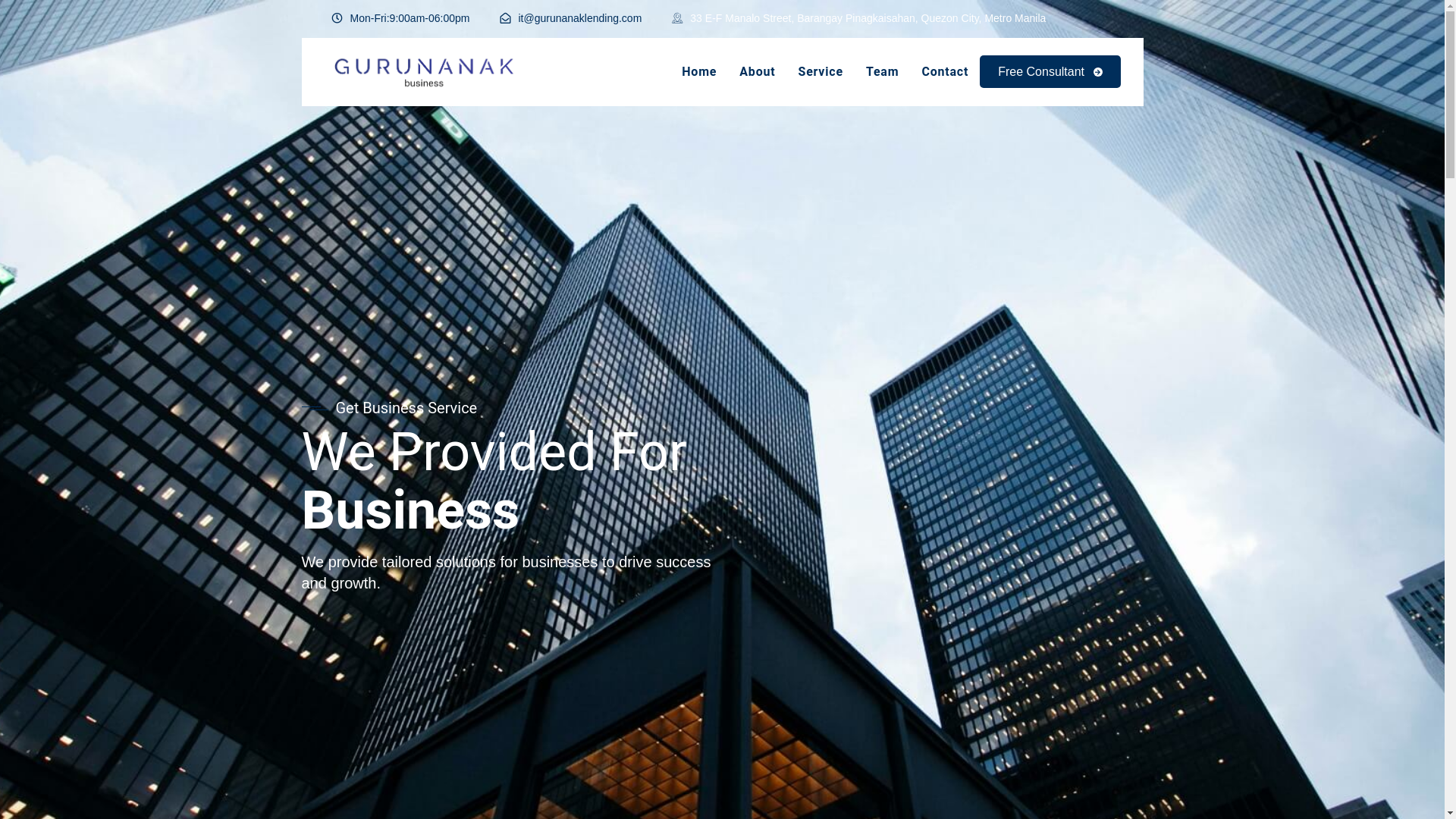 website screenshot of https://gurunanaklending.pages.dev/