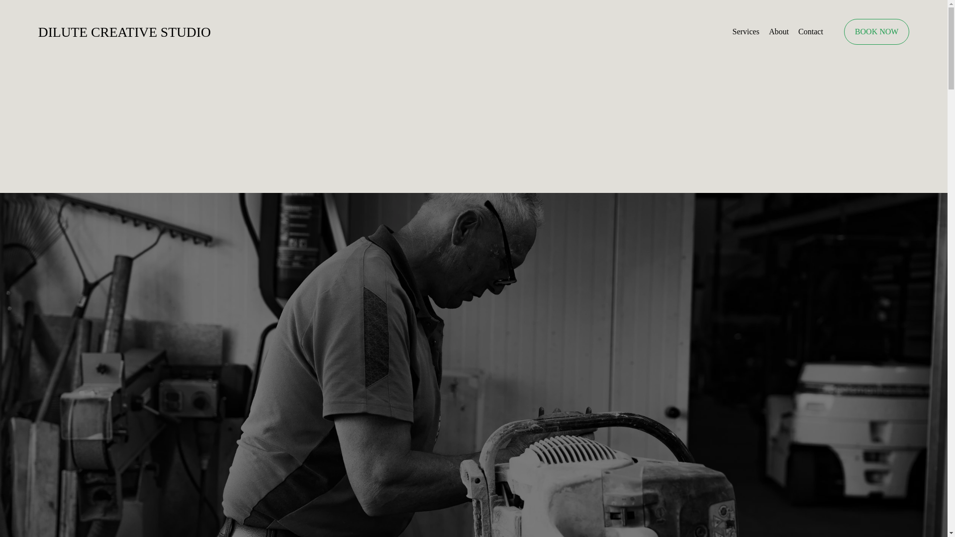 website screenshot of https://dilutecreativestudio.nl/